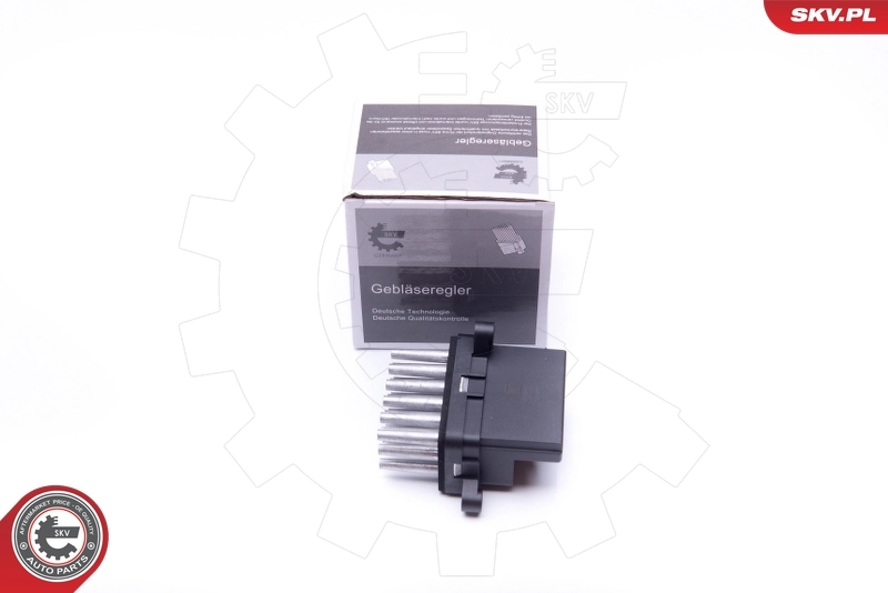 Resistor, interior blower